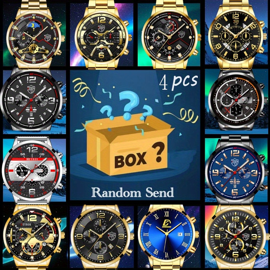 Mystery Box Blind Bag - กล่องลึกลับซื้อ 1 แถม 3 กล่องตาบอดสุ่มผู้ชาย 4