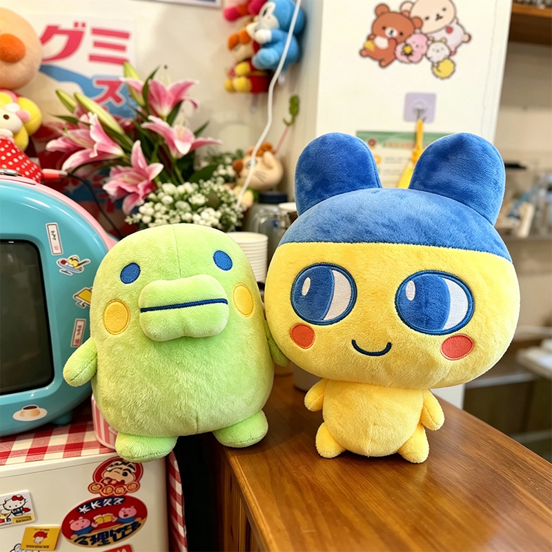 Bandai Model Tamagotchi - ชุดตุ๊กตาผ้ากำมะหยี่ Tamagotchi Kuchipatchi Mametchi น่ารักสไตล์คาวาอี้ ของเล่นตุ๊กตาอนิเมะ