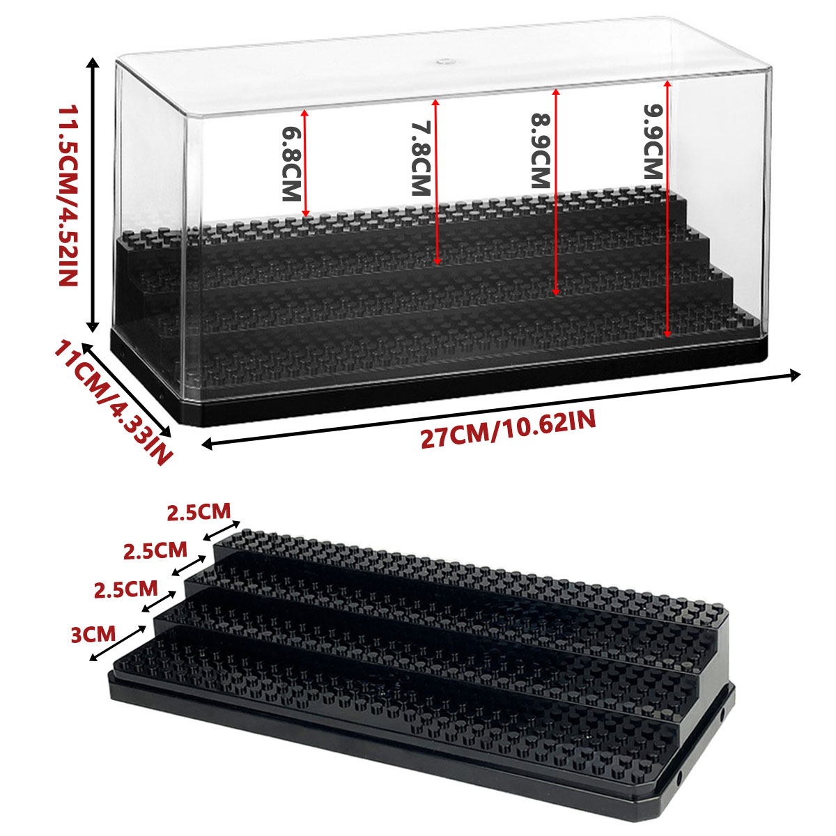 กล่องอะคริลิคใสสำหรับจัดแสดงเล - Lego Minifigure Holder บทวิจารณ์และราคา