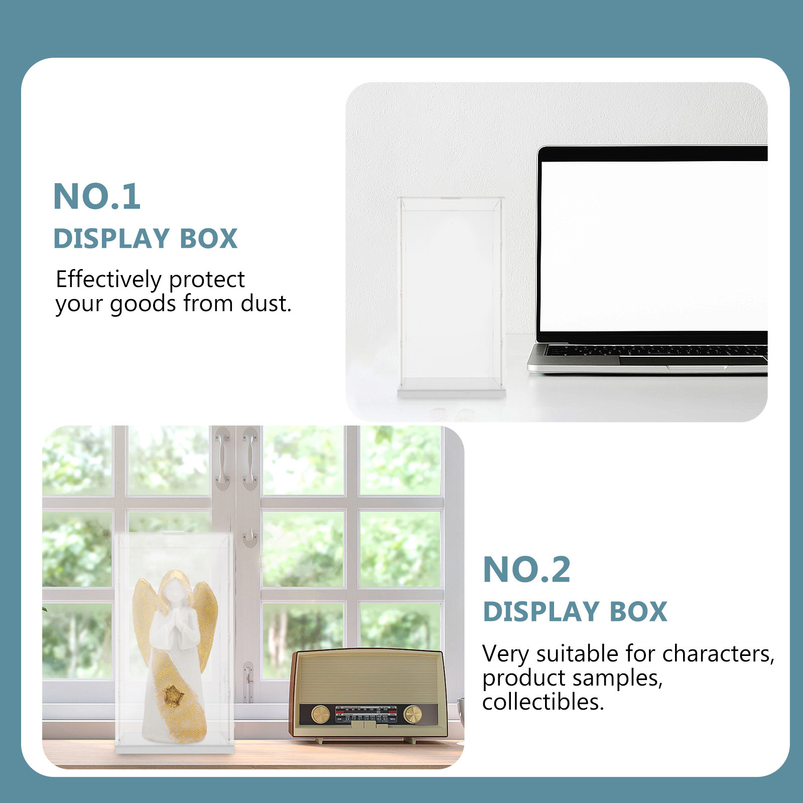 กล่องอะคริลิคใสสำหรับจัดแสดงโม - Display Case Acrylic บทวิจารณ์และราคา