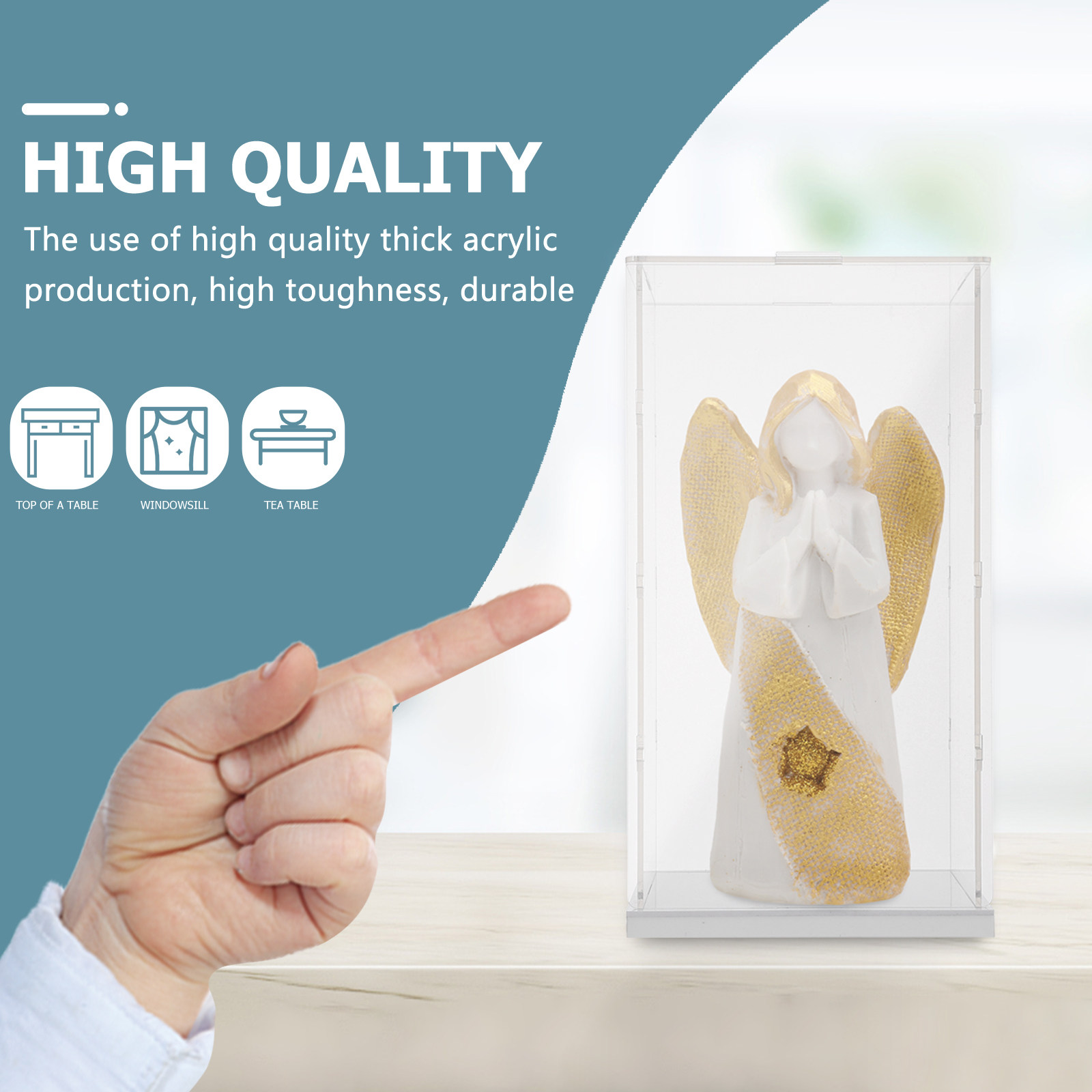 กล่องอะคริลิคใสสำหรับจัดแสดงโม - Display Case Acrylic บทวิจารณ์และราคา