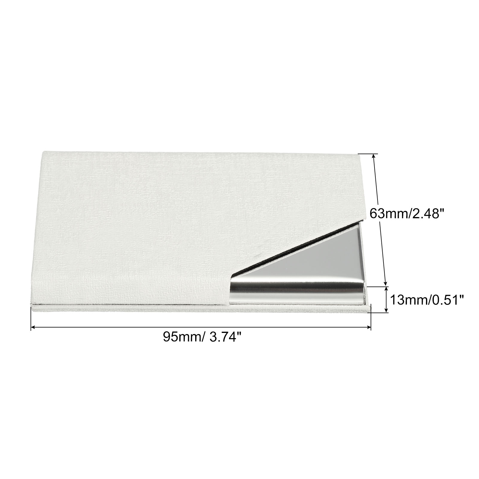 1/2 ชิ้นซองใส่บัตรหนัง PU แบบพ - Card Top Loader บทวิจารณ์และราคา