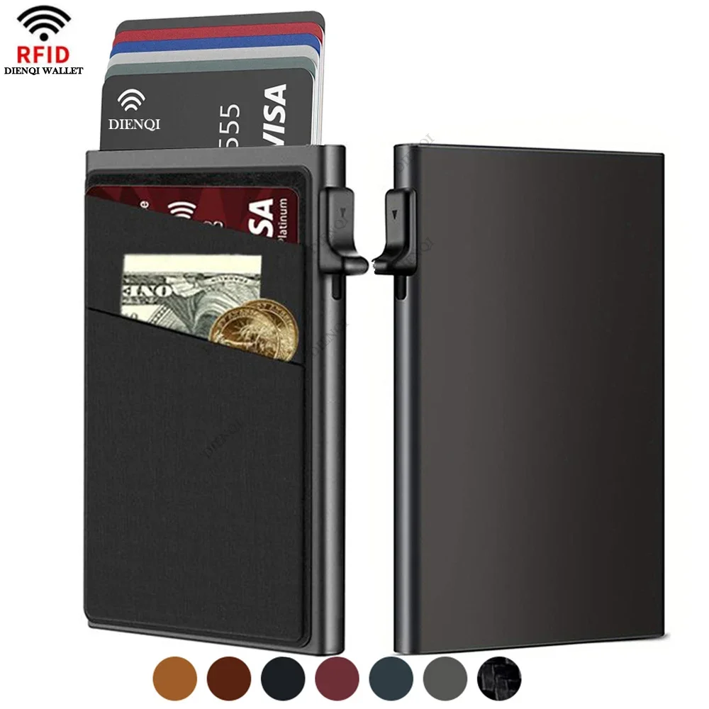 RFID ธุรกิจผู้ถือบัตรเครดิตกระ - Card Top Loader บทวิจารณ์และราคา