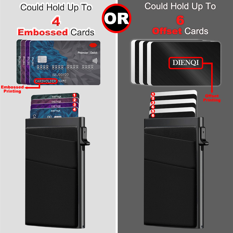 RFID ธุรกิจผู้ถือบัตรเครดิตกระ - Card Top Loader บทวิจารณ์และราคา